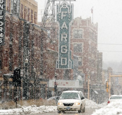 Downtown Fargo In The Winter